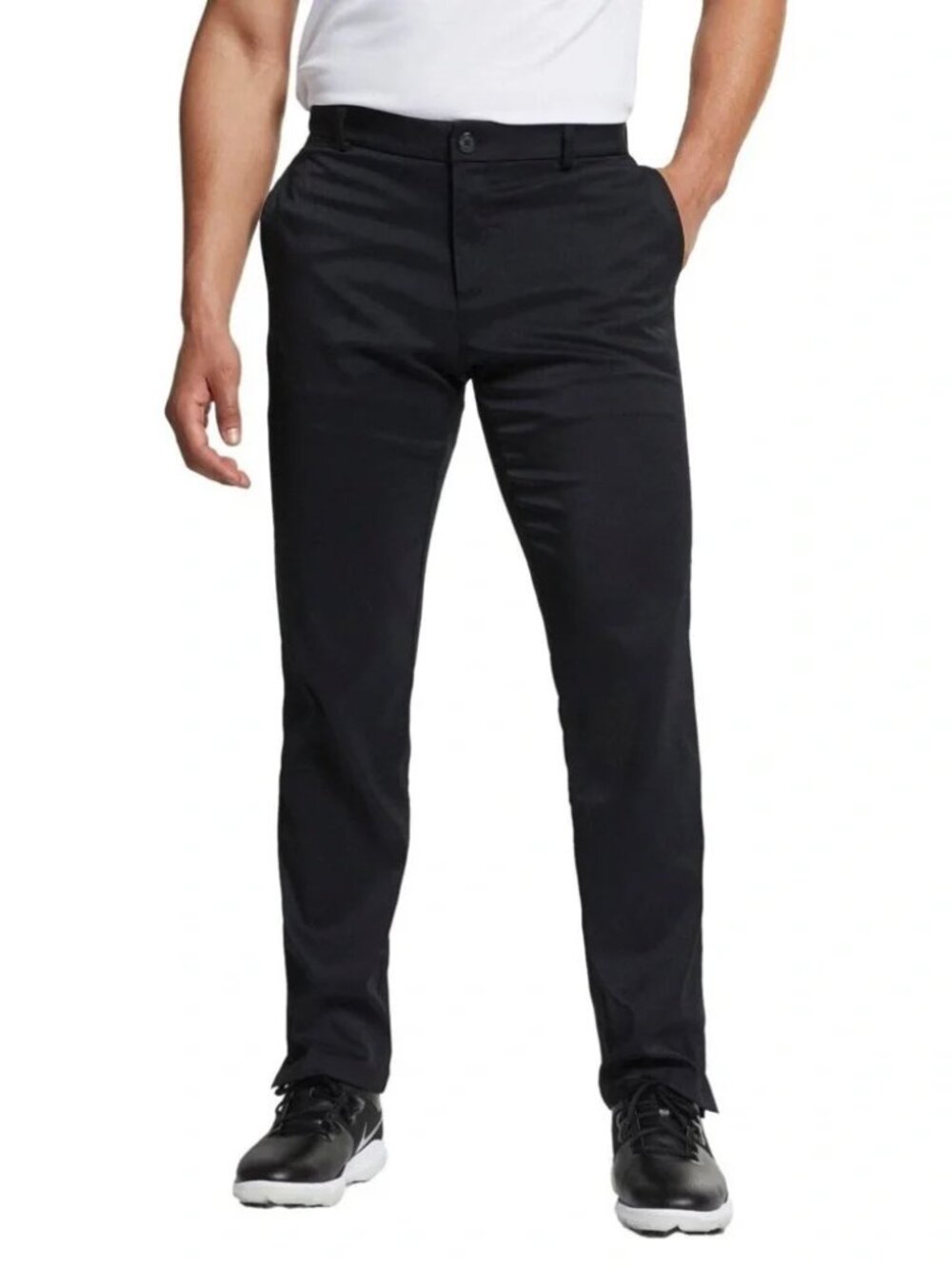 Nike Men's Golf Dri-FIT Flat Front Tech Pants Black Size 38 x 32